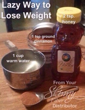 The cinnamon honey tea.