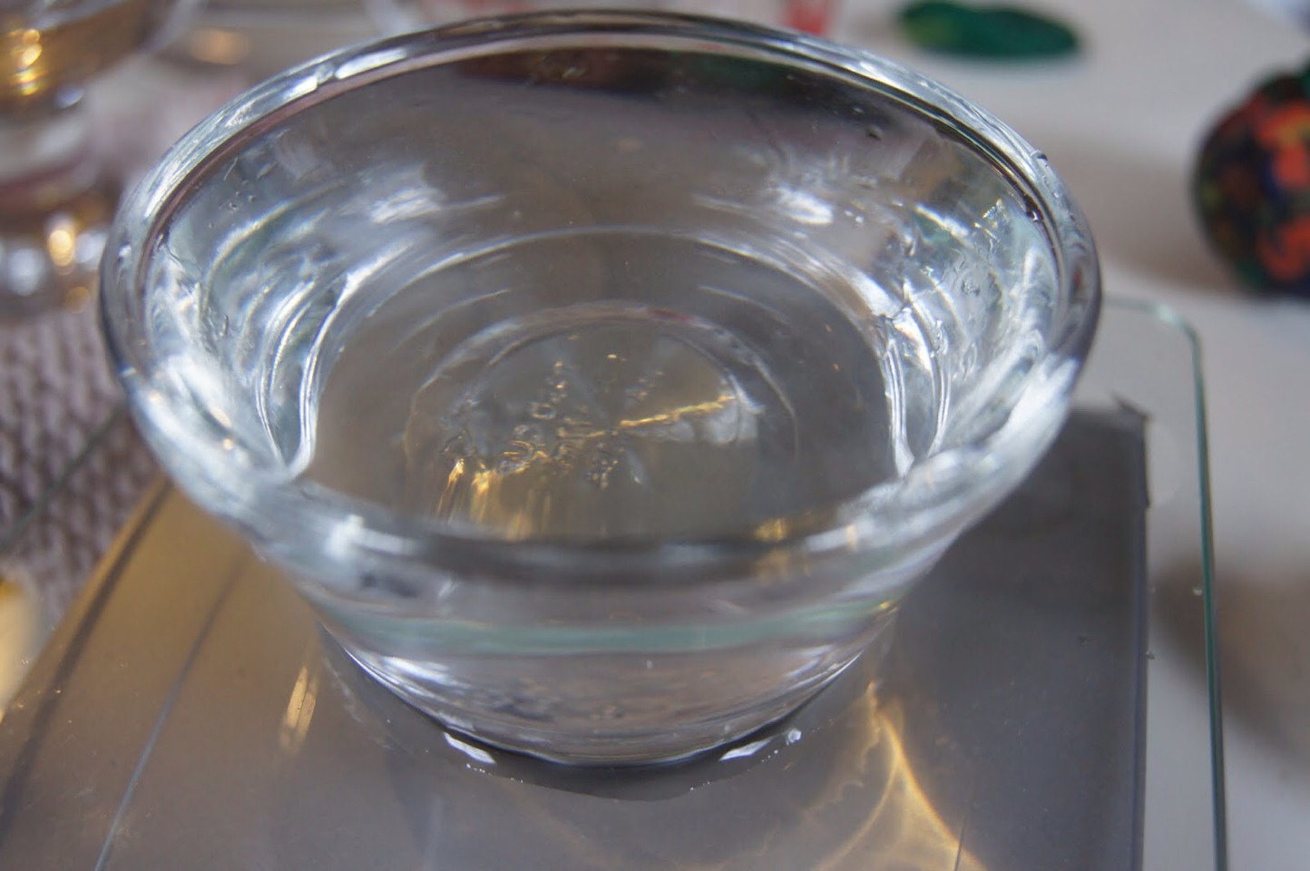 Now fill a bowl with hot water and rub it into your face..