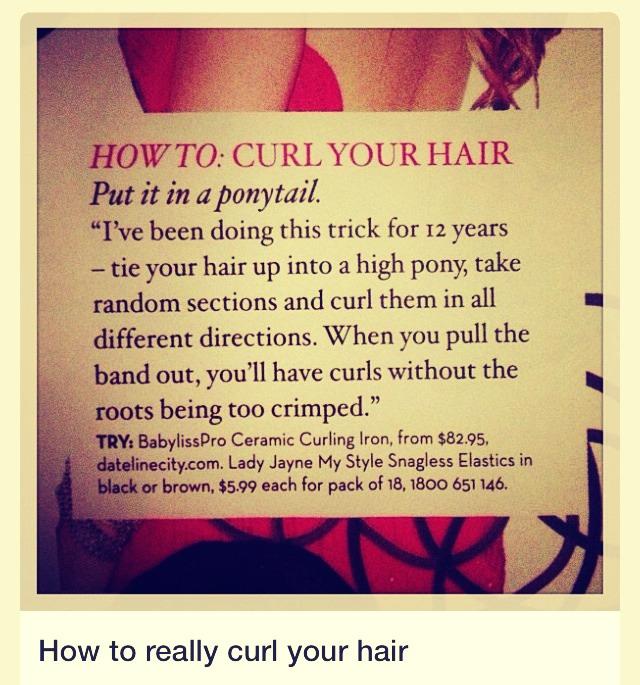 Friggin Awesome Hair Curling Tips!