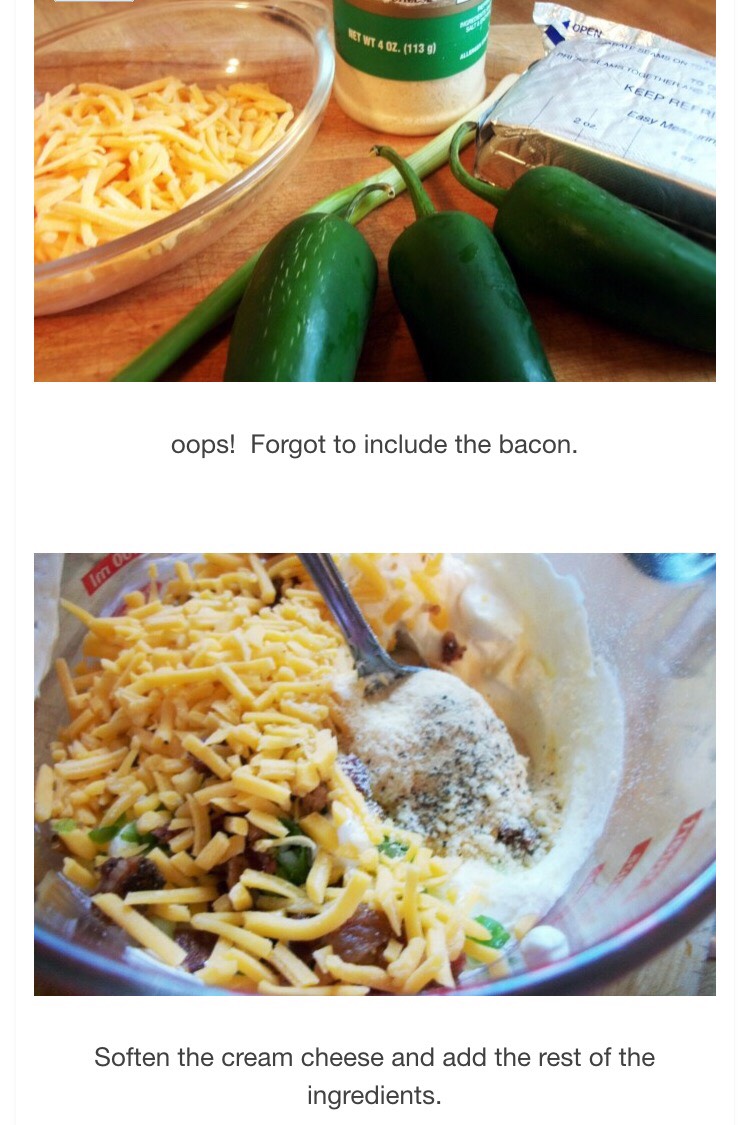 CreamCheese Bacon Stuffed Peppers 