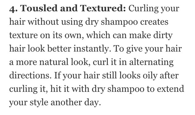 🎀6 Perfect Hairstyles for When You Just Can't Wash Your Hair🎀