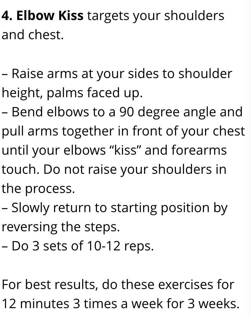 Exercises To Get Rid Of Arm And Back Fat!!