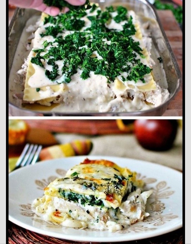👍Delicious White Cheese Lasagna👍