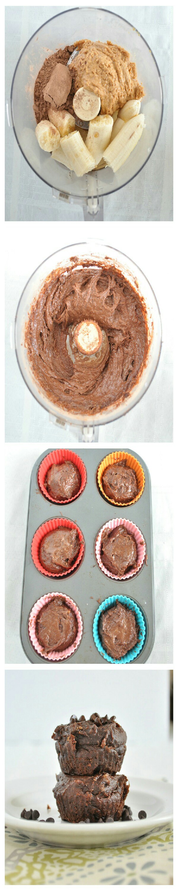 Healthy Flourless Chocolate Muffin