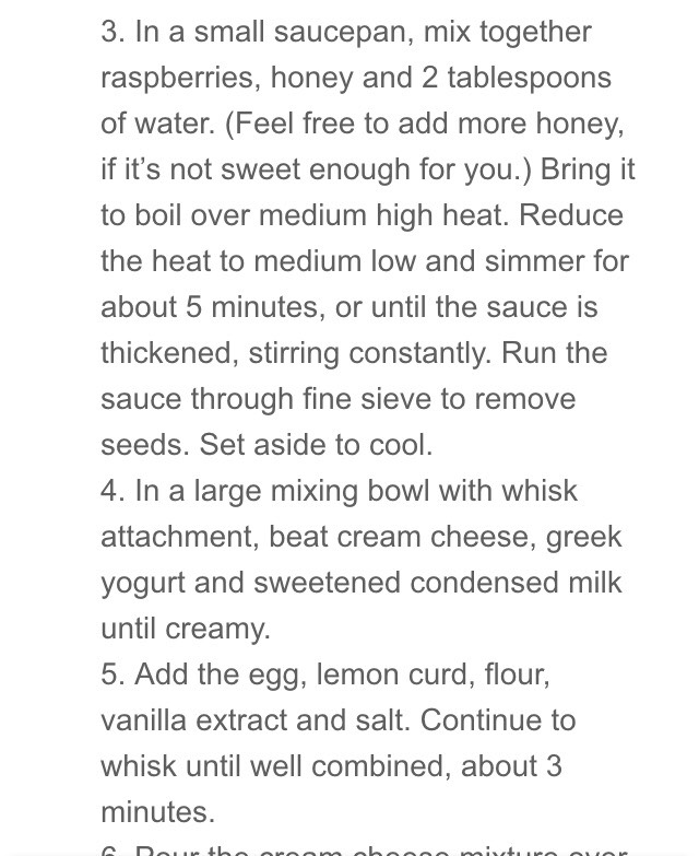 3 Different Recipes For Cheesecake Like Raspberry, Almond Raspberry And Lemon...so Yummy............