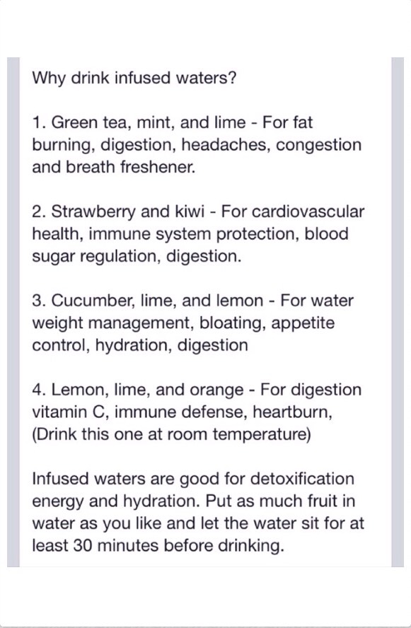 Infused Water Benefits
