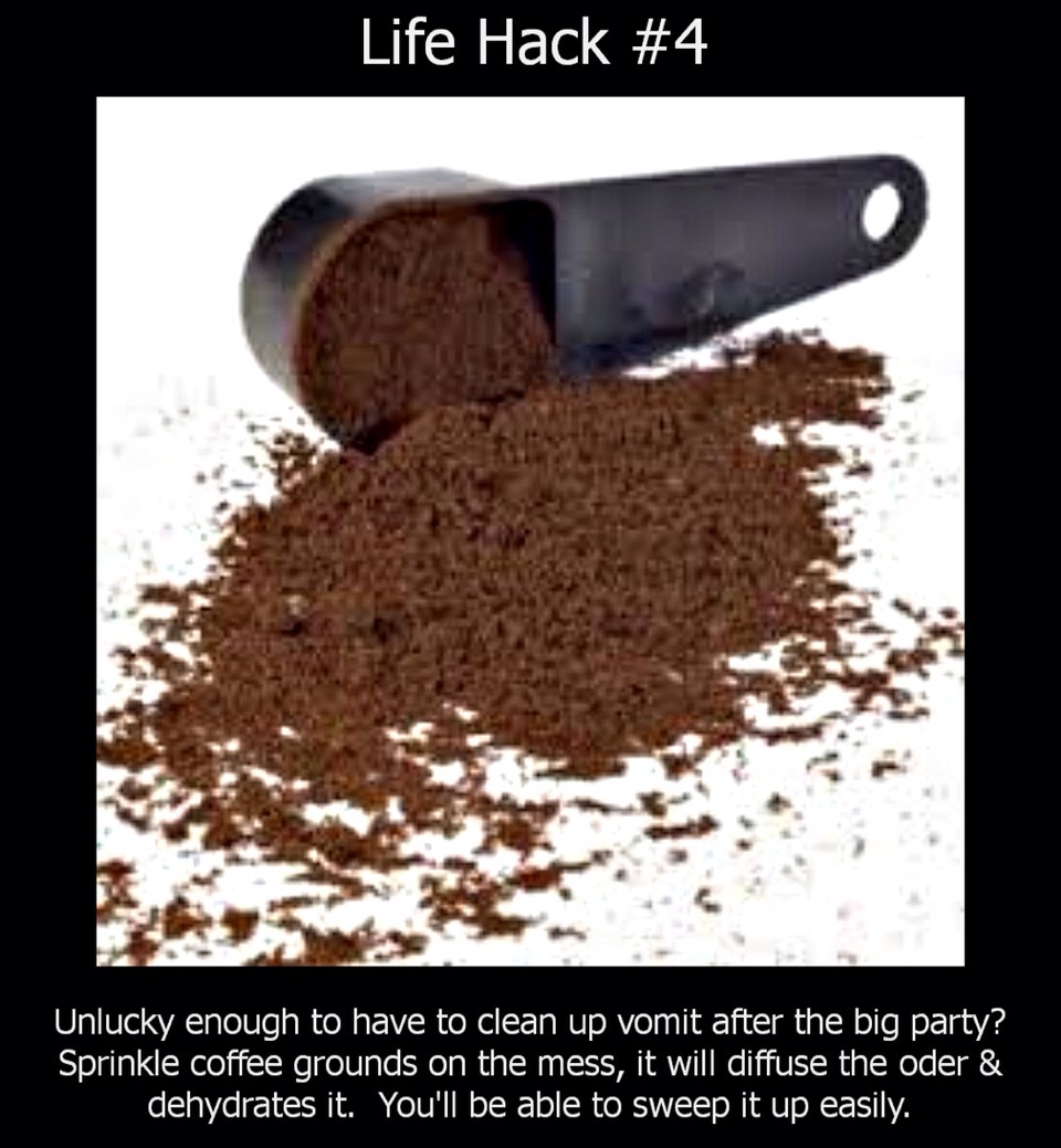Another good use for coffee!