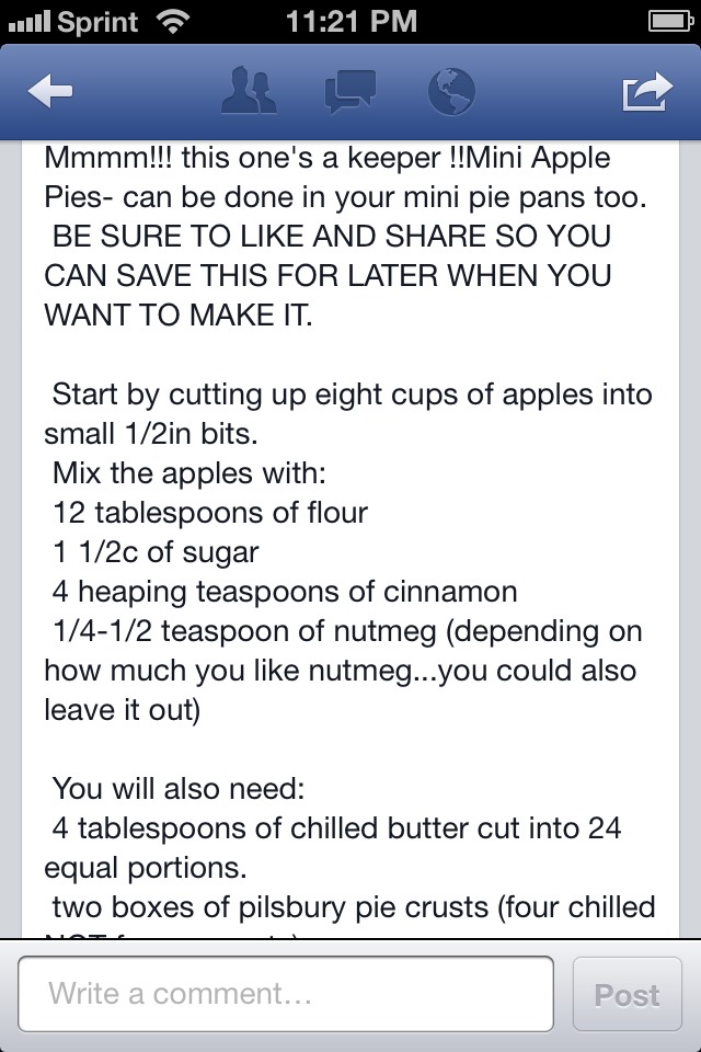 Mini Apple Pies