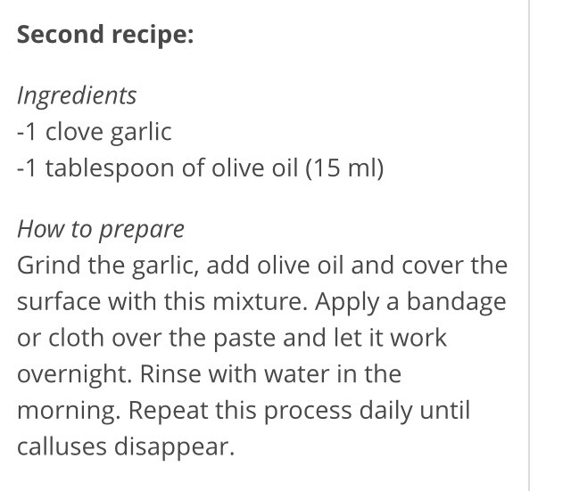 "GET RID OF FEET CORNS WITH THESE HOMEMADE RECIPES"