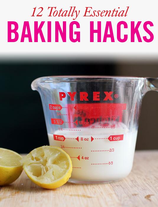 1. Make your own buttermilk using regular milk and lemon juice.