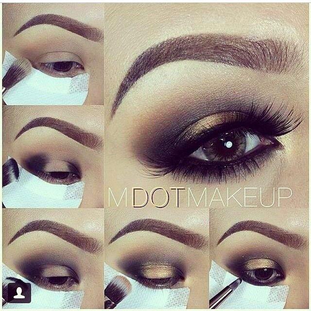 10 Stylish Eye Makeup Tutorials For# Christmas #holidays