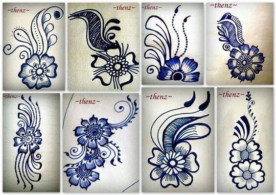 24 Step By Step Henna Tattoo Tutorials. 