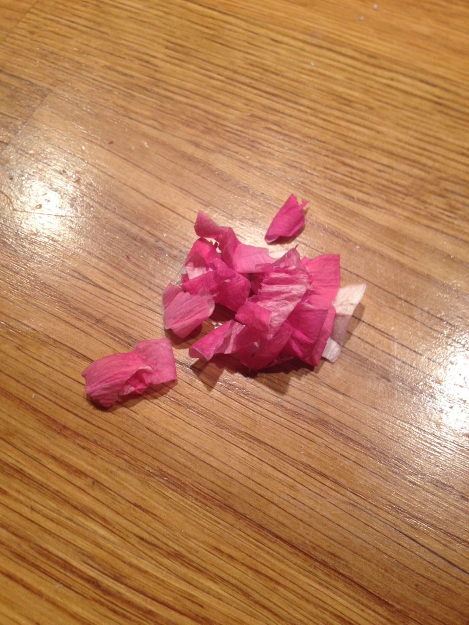 Rip up the petals 