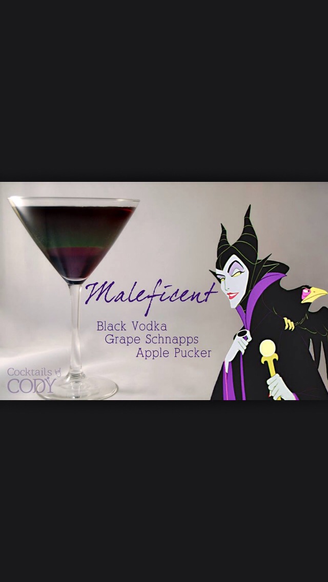 Disney Inspired Cocktail Drinks. Created By Cocktails By Cody. 