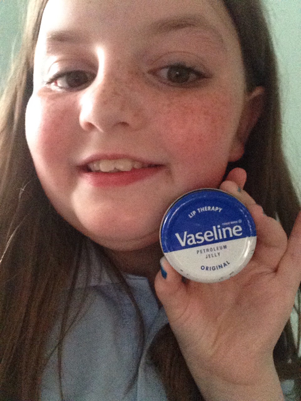 Use vasaline on you eyelashes to make them look helthier and on your lips so they are not scabby