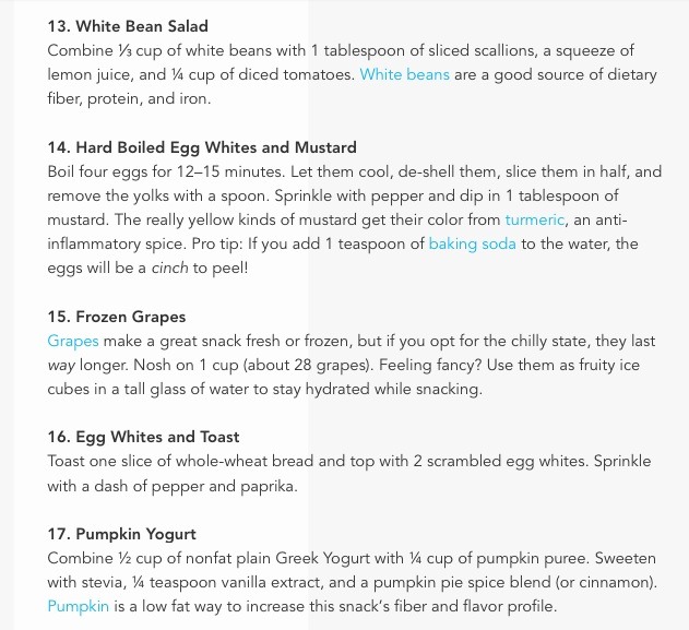 31 100 Calorie Snacks!