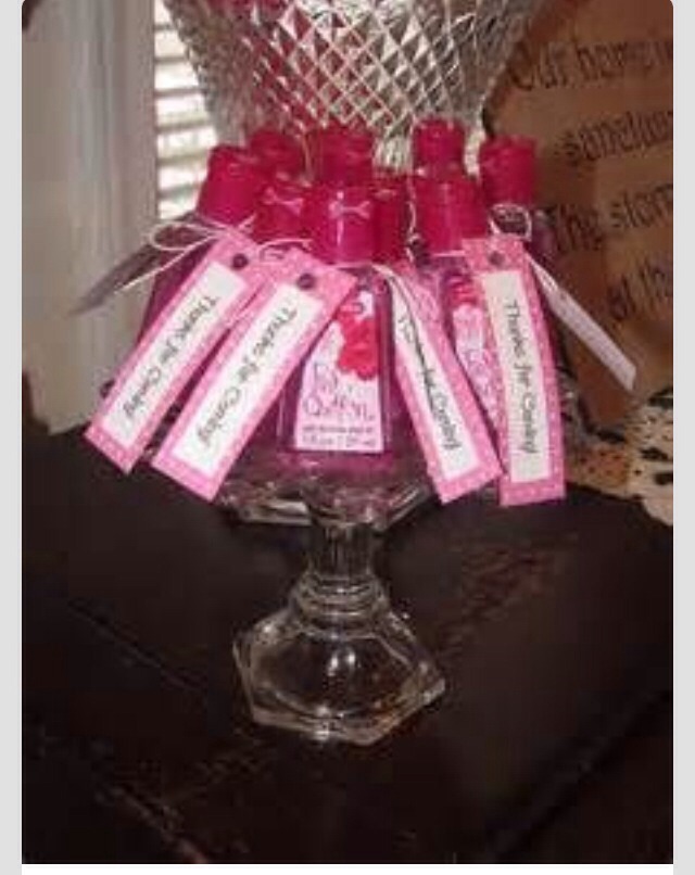 Display of pink body wash/ lotion/ shampoo/ etc. 