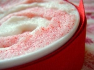 Candy cane brown sugar scrub
Sounds delicious and sure is more than delicious for your skin! 
Ingredients:
4 cups brown sugar
1 cup olive oil
1 cup almond oil
5 drops peppermint oil
1/2 tsp. vanilla extract
Directions:
Combine all ingredients; mix well
Apply to body and massage into skin
Rinse