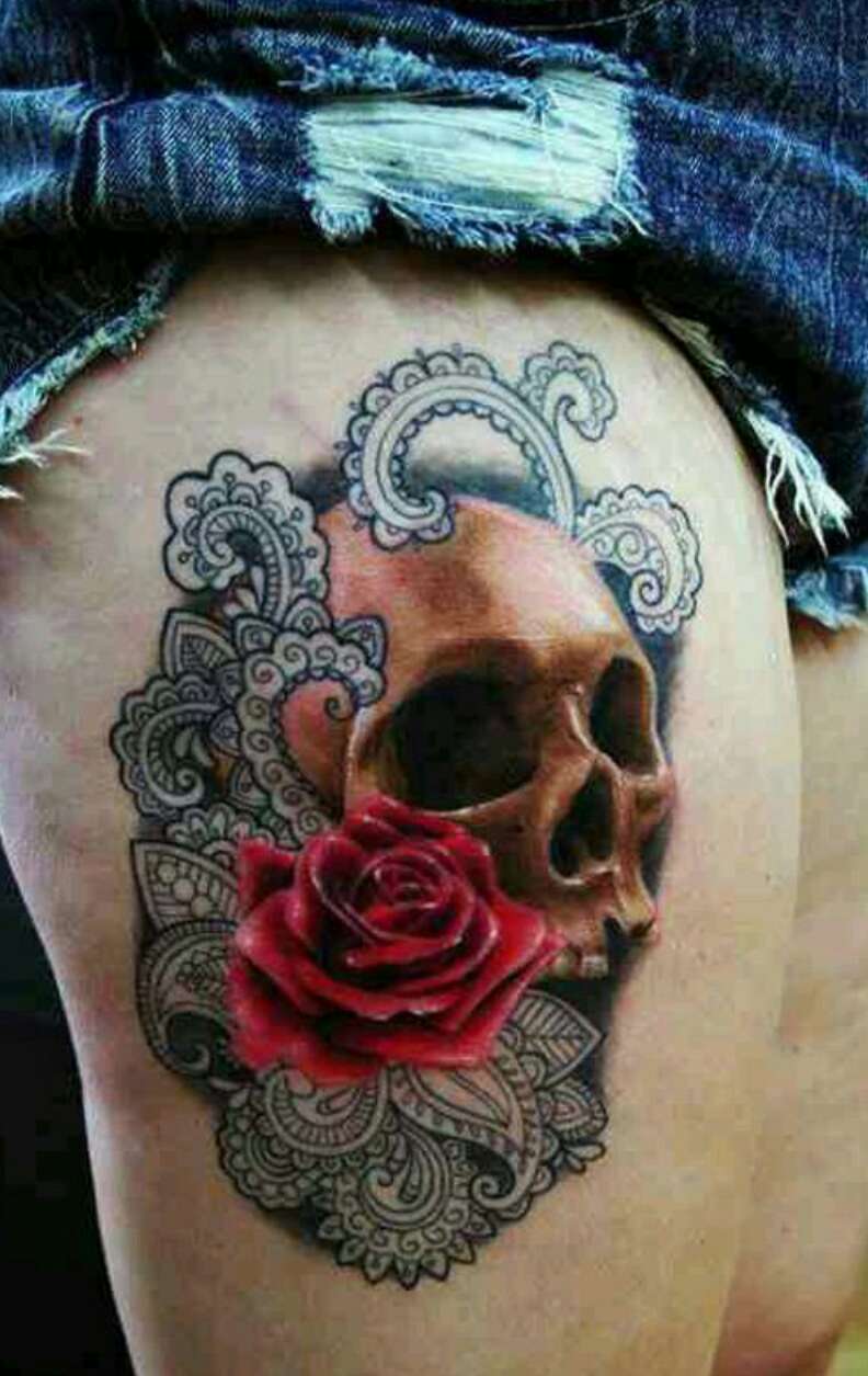 Beautiful Thigh Tattoos!!!!