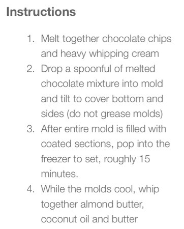 Chocolate Almond Butter Cups