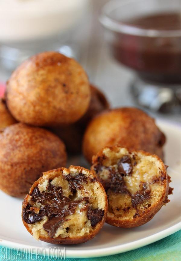 Deep Fried Chocolate Chip  Cookie Dough