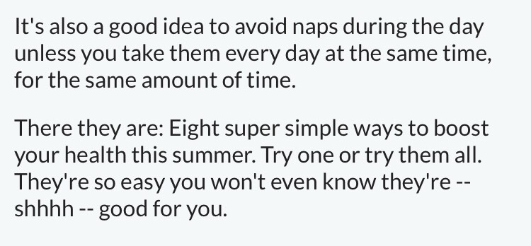 8 Summer Steps For Healthy Living #summervibes