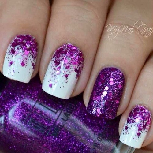 Pretty Purple Nail Design Ideas 