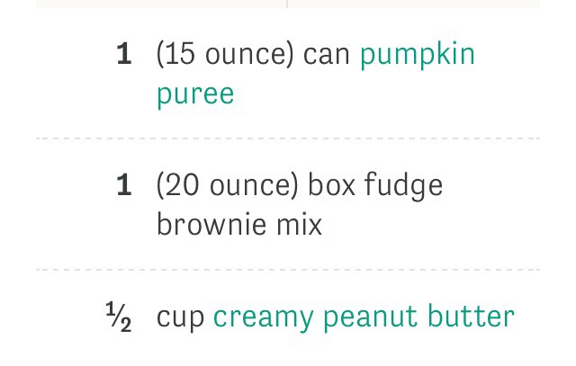 Pumpkin Fudge Brownies 