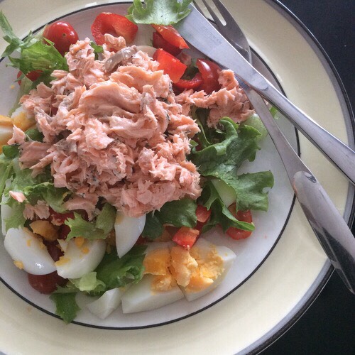 Salmon salad