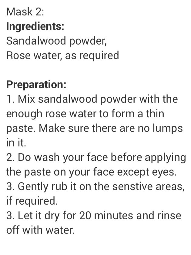 Quick Homemade Face Mask