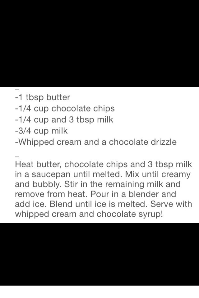 Frozen Hot Chocolate 