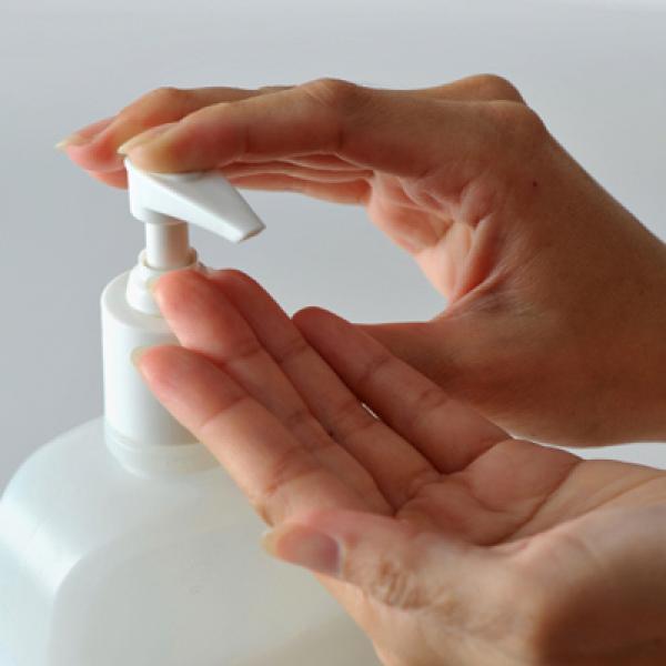 If you break out on your chin and jawline, try using and keeping a hand sanitizer next to your computer. We often unconsciously touch and lean chins into hands while zoned out in front of the screen, causing the dirt and bacteria on our hands to spread and trigger breakout-prone areas of the face. 