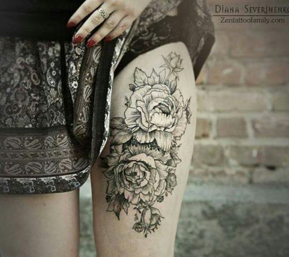 Beautiful Thigh Tattoos!!!!