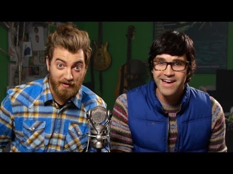 4.) Good Mythical Morning (Rhet and Link) do all types of comical videos such as eating weird foods, making funny music videos, and listing weird things that have happened in history. They even teamed up with Superwoman for a video.