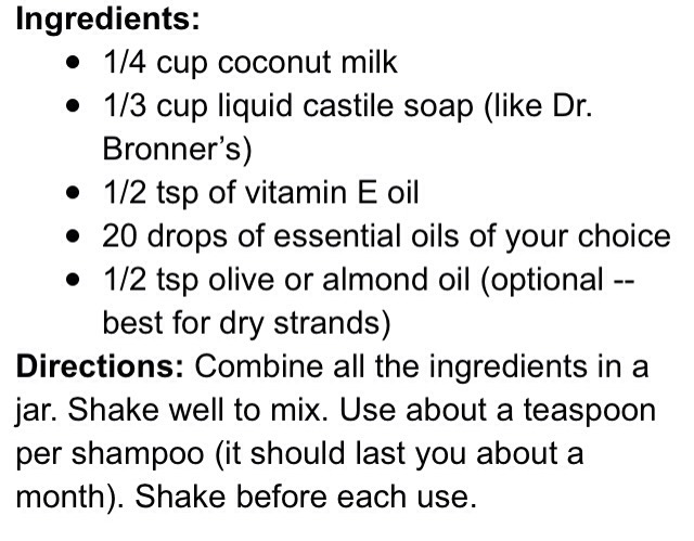 ✨Homemade Hair Treatment (Gentle Cleanser)✨