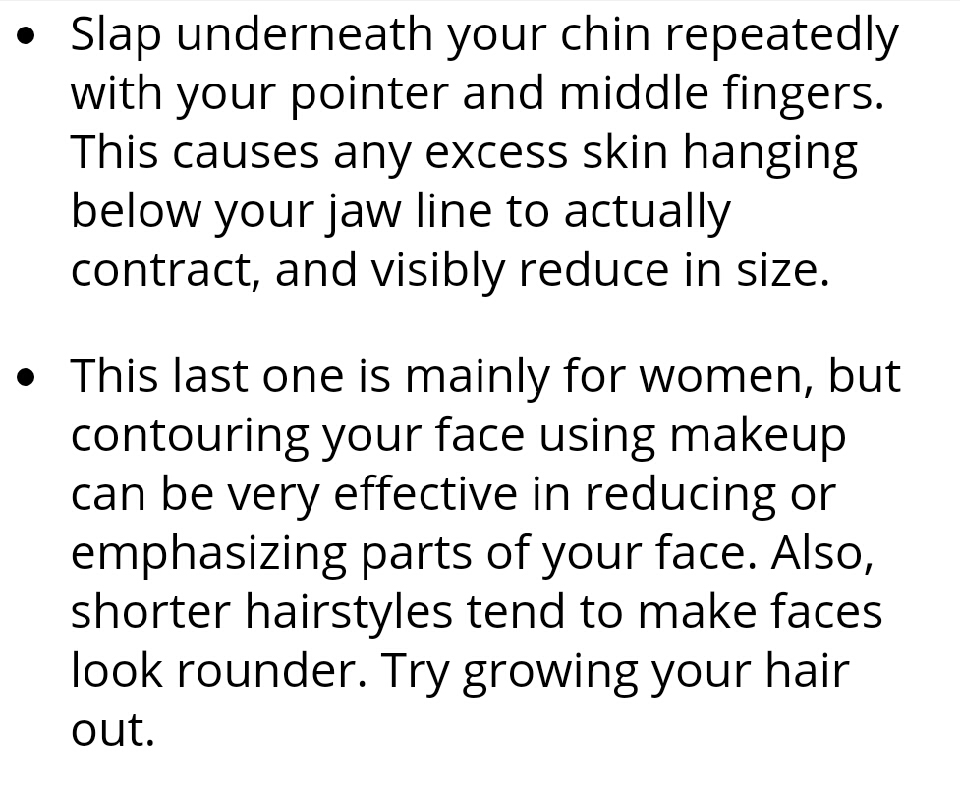 How To Lose Weight In Your Face!