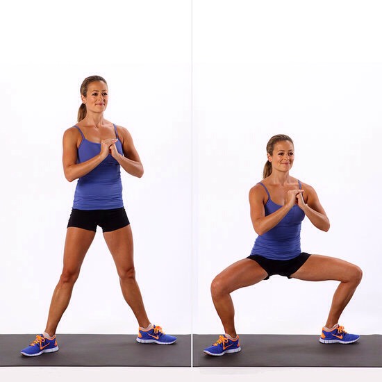 Squats for 1 minute