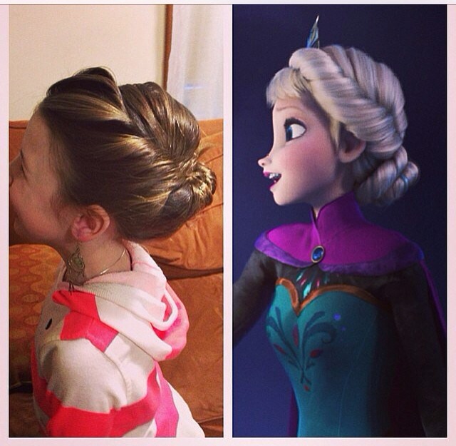 Frozen Inspired Hairstyles