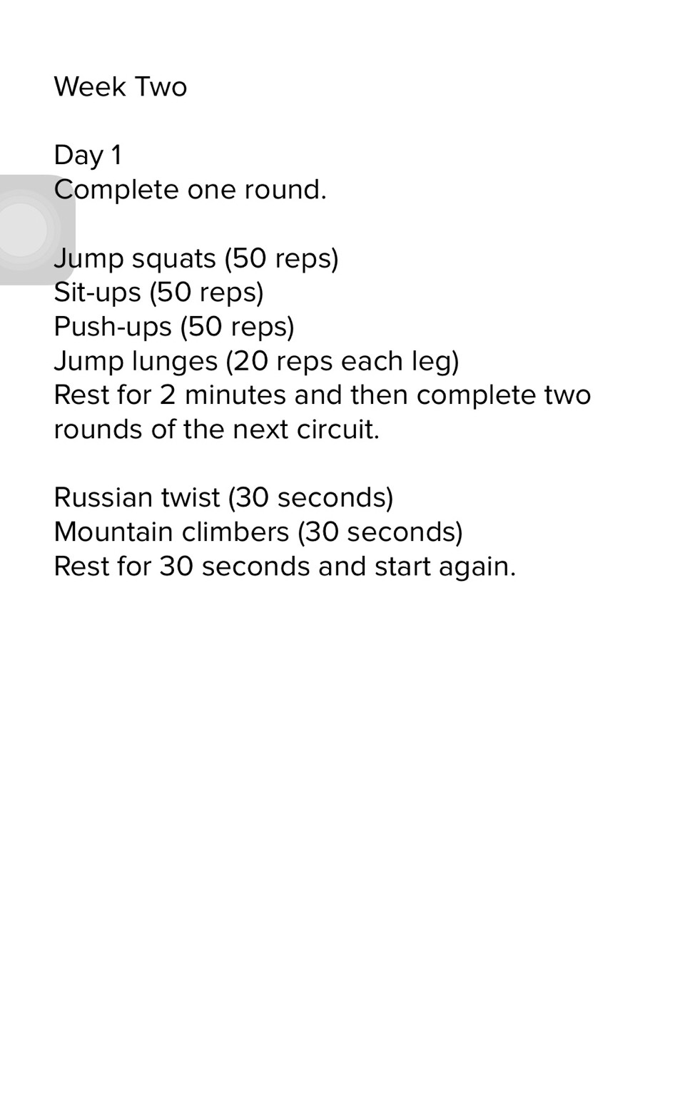 2 Week Perfect Workout Plan To Lose Inches