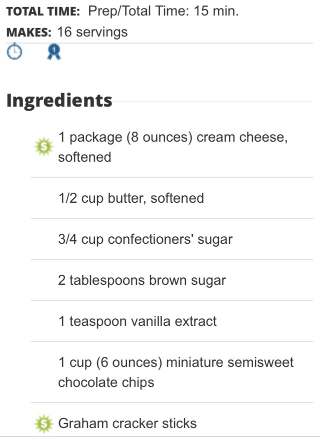 Chocolate Chip Dip!