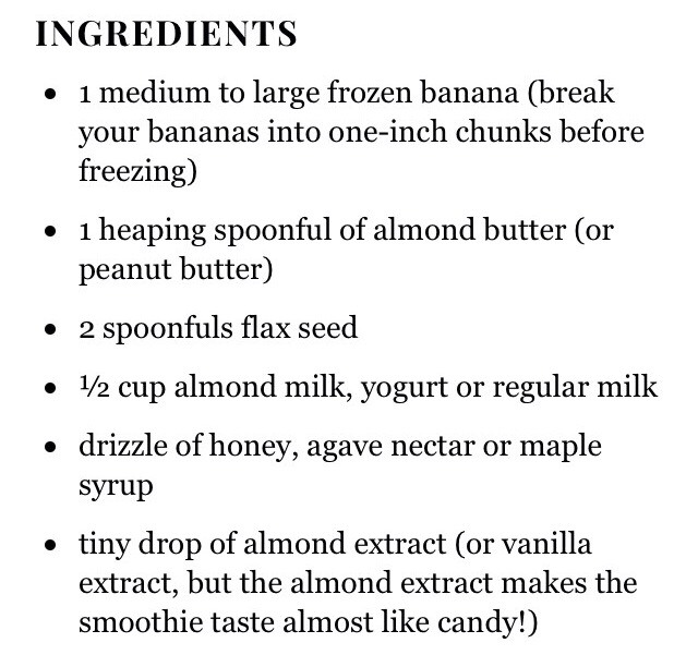 Banana and Almond Drink For Your Healthy Snack
