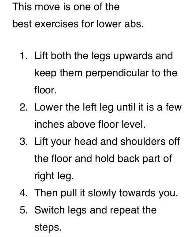 7 Effective Lower Abs Workout For Women