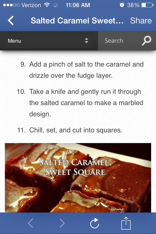 Salted Carmel Sweet Square