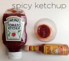 Add a little spice to your life by adding some hot sauce into your ketchup to give it that little kick.