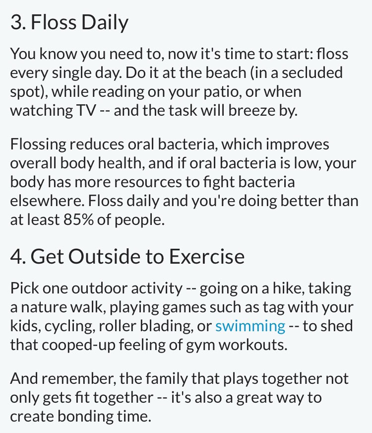 8 Summer Steps For Healthy Living #summervibes