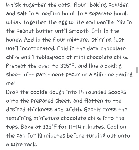 Healthy Chocolate Chip Cookies #summervibes