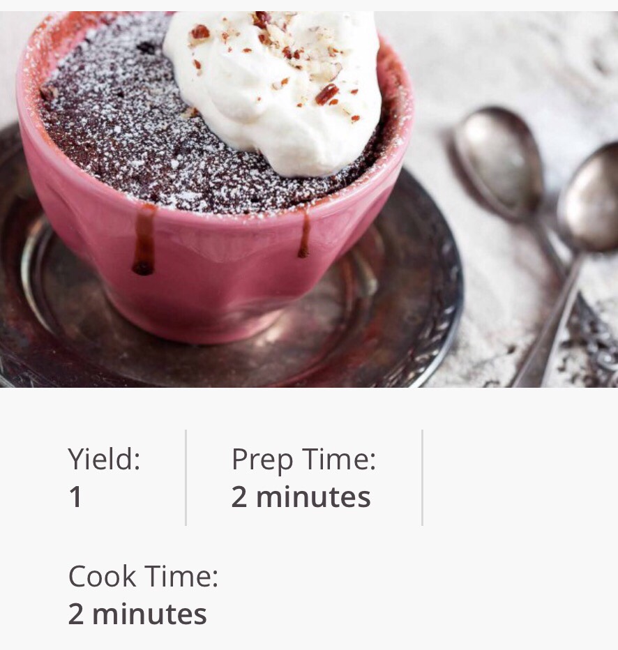 5 Minutes Chocolate Mug Cake. #summervibes