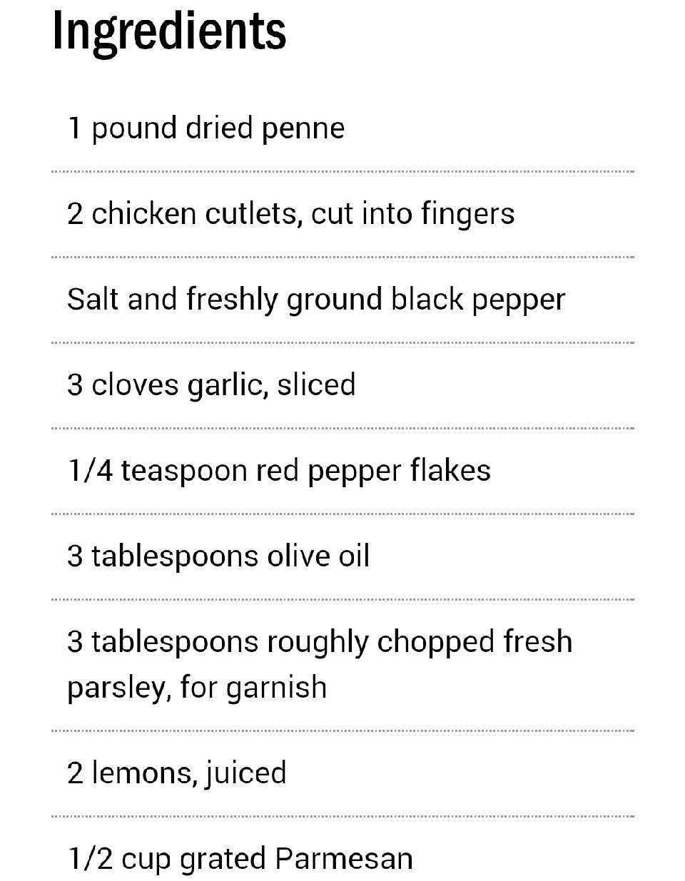 Easy Lemon Pasta with Chicken!