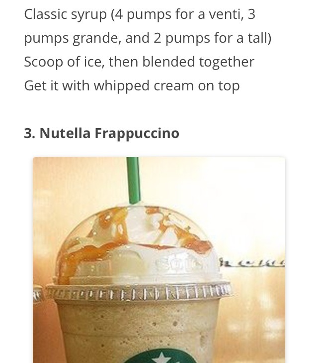 💟❕35 Secret Starbucks Drink You Didn't Know You Could Order❕💟