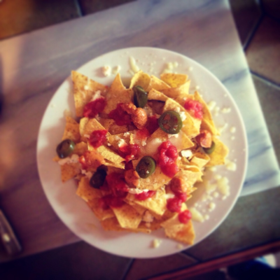 My boyfriend and I share a bowl usually for cheat meal. E.g Nachos with salsa